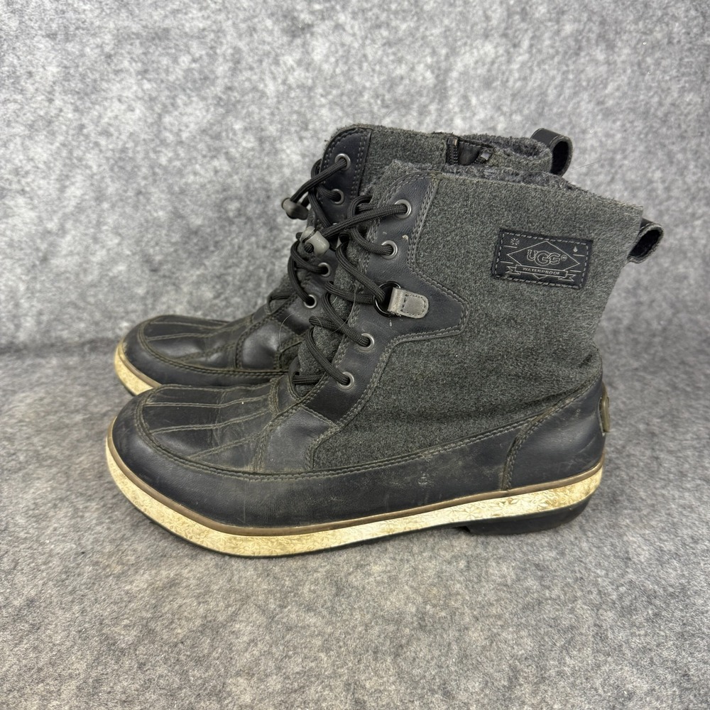 UGG Cabrio‎ Waterproof black Snow Boots Women's Size 6 US / 36 EU / 5 UK